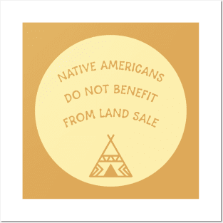 Native Americans - Land Back Posters and Art